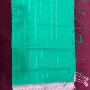 Emerald Mint Soft Cotton Saree