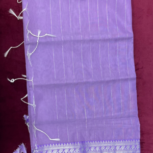 Lavender Glow Soft Cotton Saree