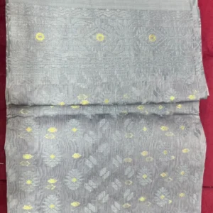 Silver Mist Jamdani Saree