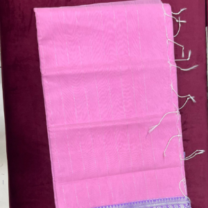 Blossom Pink Soft Cotton Saree