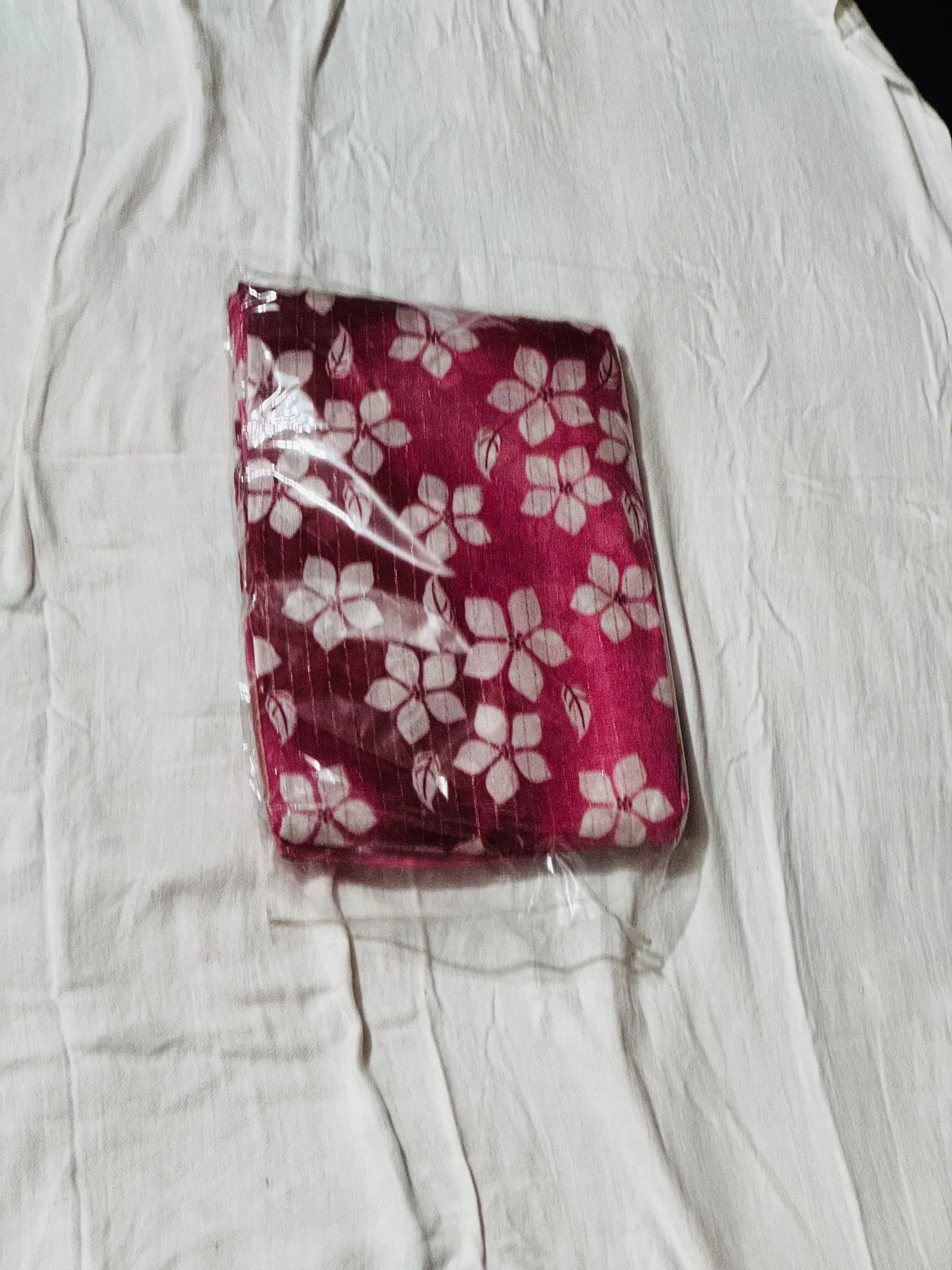 Ruby Blossom Printed Saree