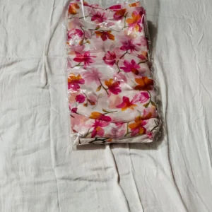 Pink Blossom Light Floral Saree
