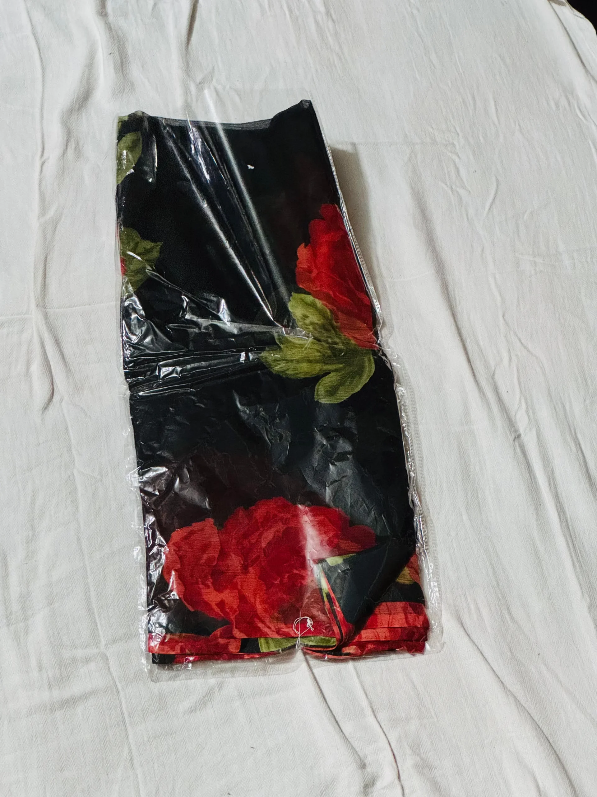 Midnight Rose Contrast Saree